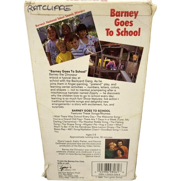 7 Barney VHS School Concert Pretend Great Adventure Live Imagination Island Lot - Picture 13 of 16